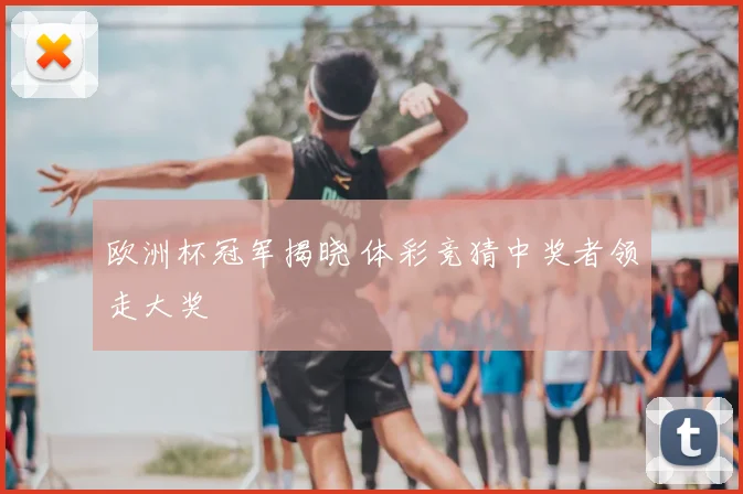 欧洲杯冠军揭晓 体彩竞猜中奖者领走大奖